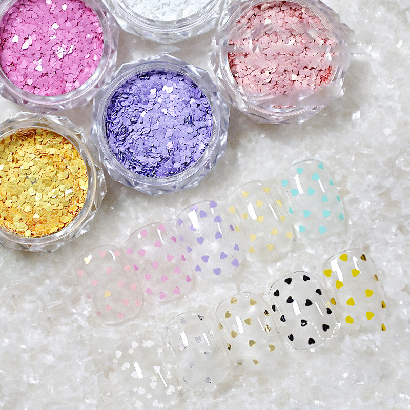 Nail Art Zone - Z. 1Jar 1mm Mini Sparkling Love