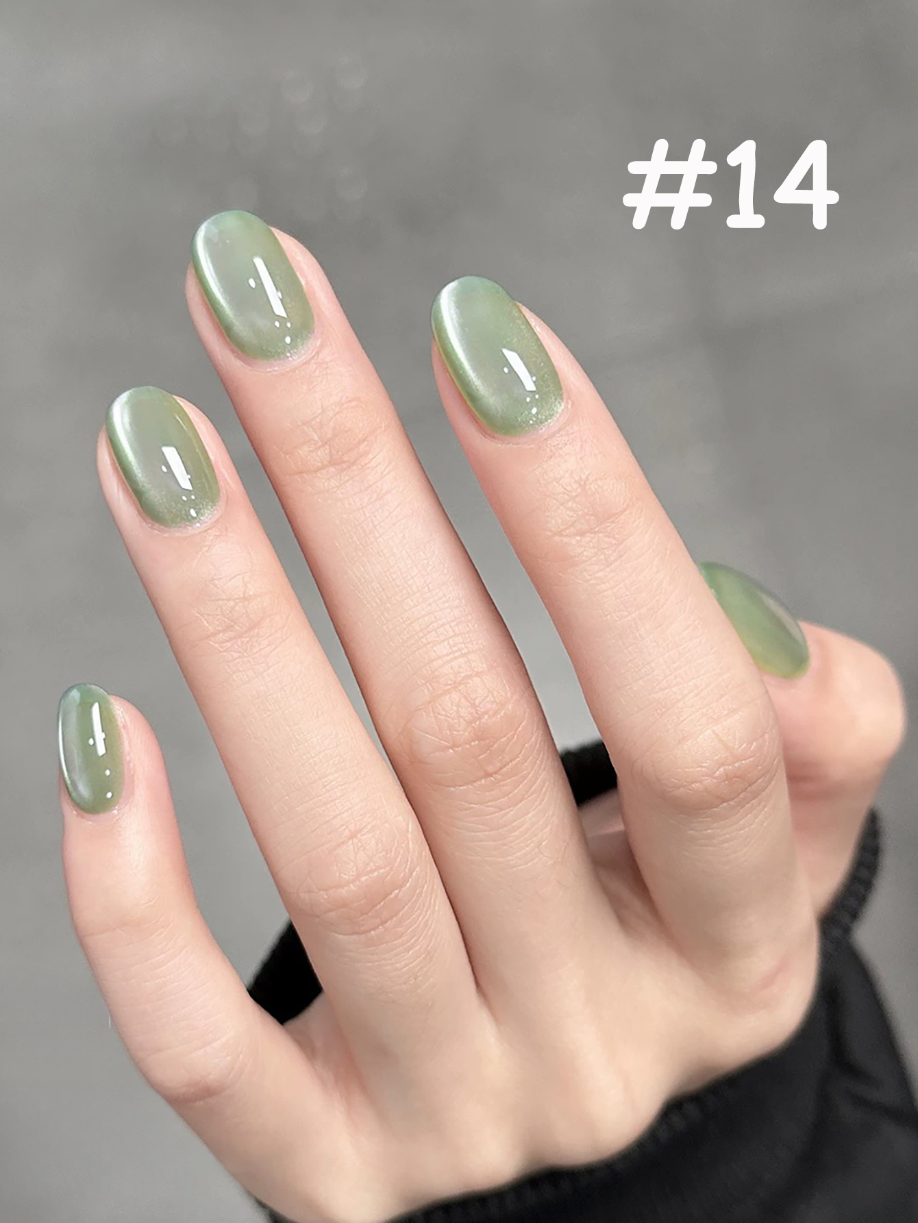 Nail Art Ice Blue - 1-24pcs WS Spring Summer Ice Transparent