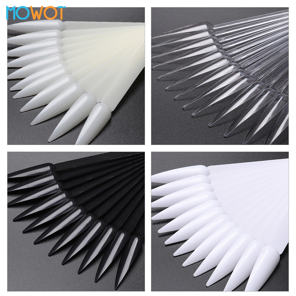 Nail Art Rame - MOWOT 40pcs Stiletto Nail Display Sticks