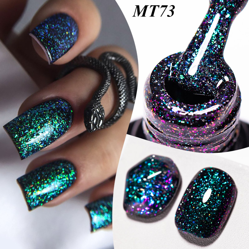Nail Art Orange - 7ml Starry Sky Reflective Glitter Gel