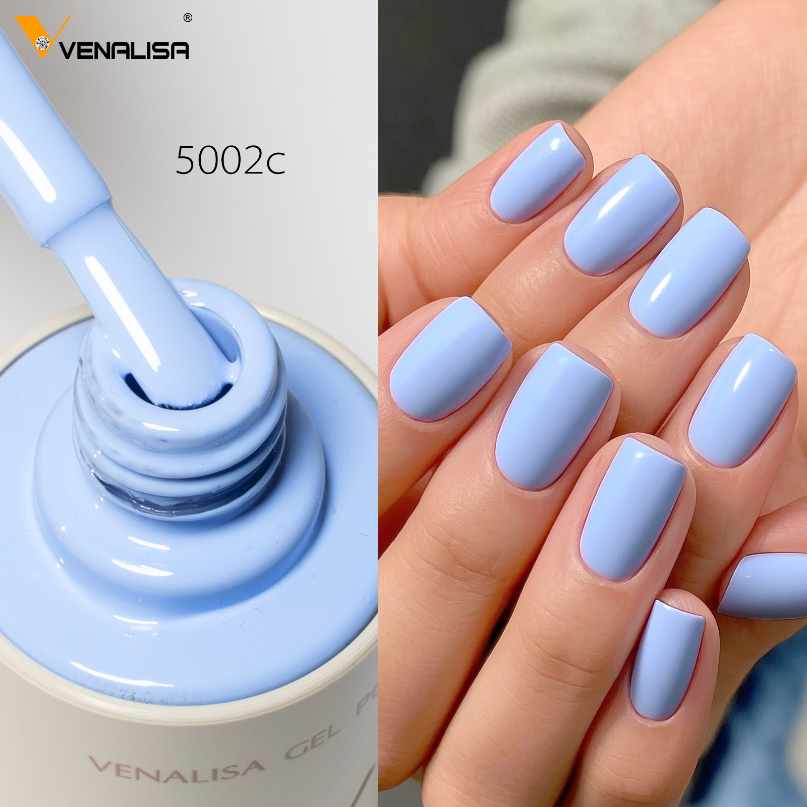 Nail Art Orange - 1/2/5pc 10ml VENALISA Nail Gel Polish