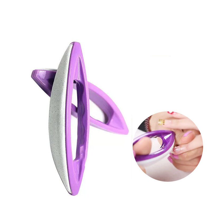 Nail Art Rame - Top Nail Purple Sheepskin Brush Nail