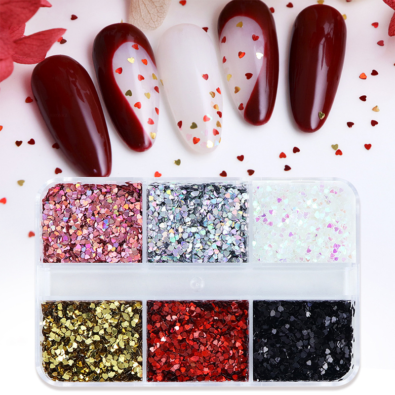 Nail Art Zone - Z. Colorful 1mm Mini Laser Heart