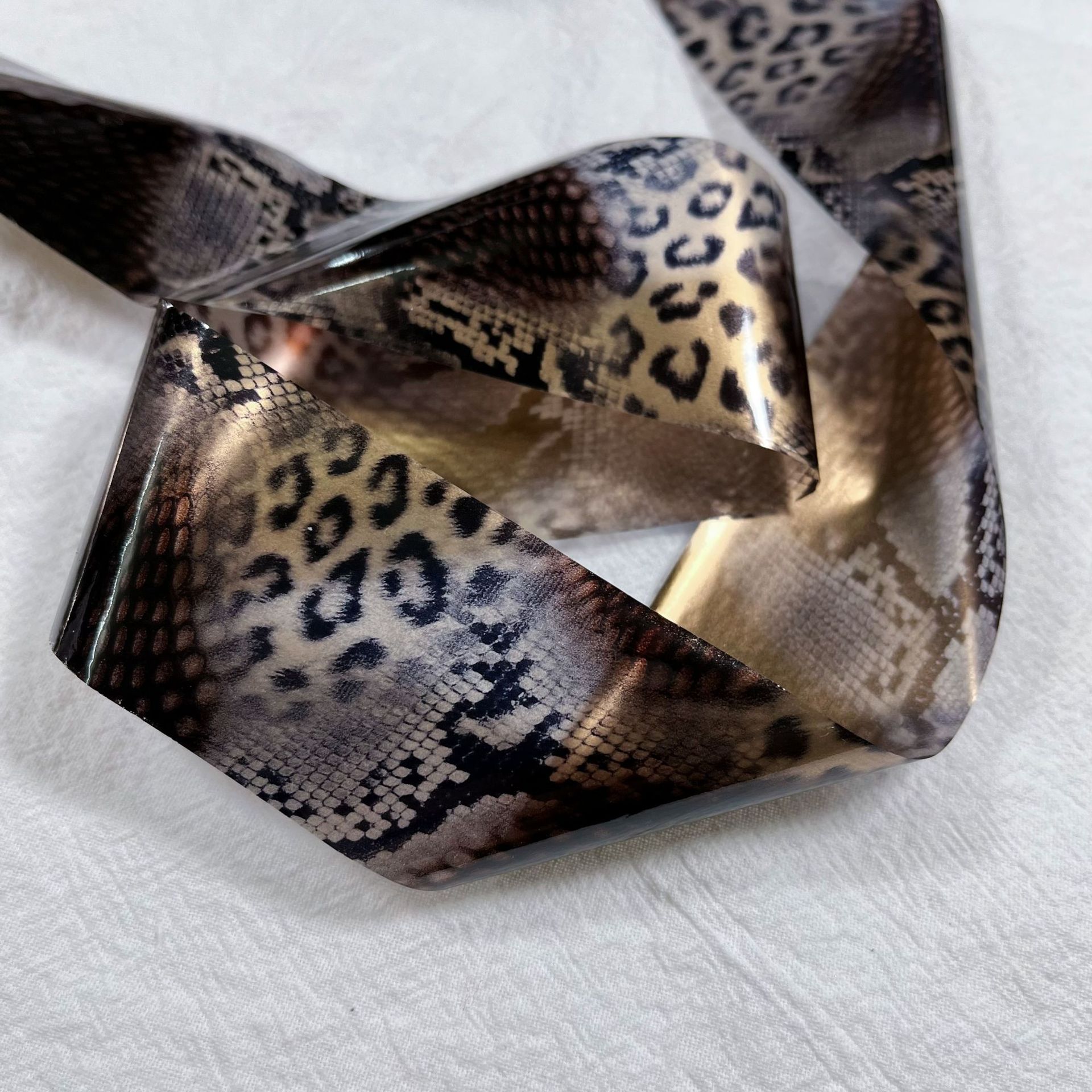 Nail Art Zebra - 4*100cm Leopard Nail Foil Transfer Papers