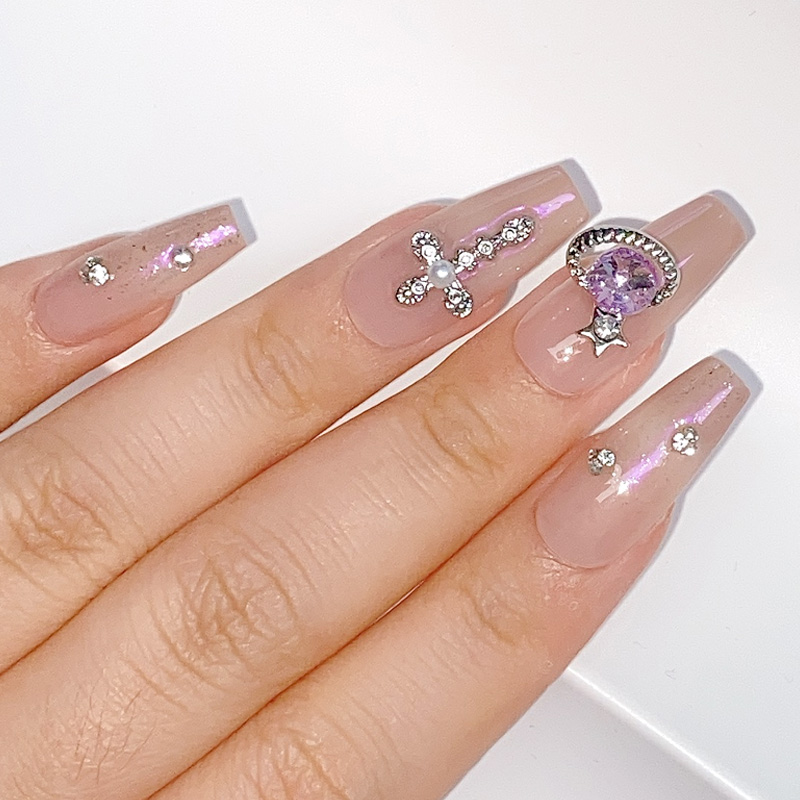 TSZS 10PCS/Lot Metal Small Pla - Nail Art Lotso 评论和价格