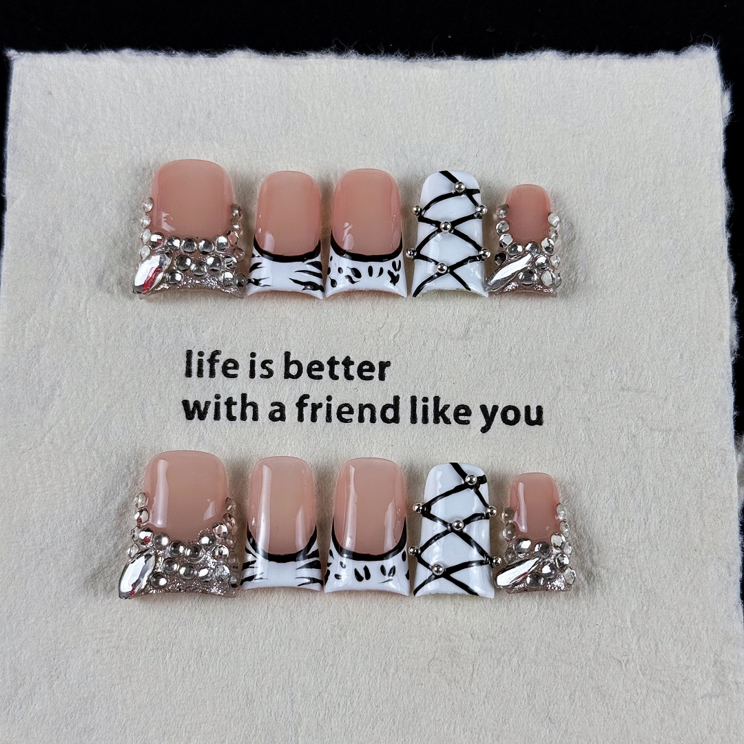 10pcs high-end Luxury yet mini - Nail Art Zebra 评论和价格