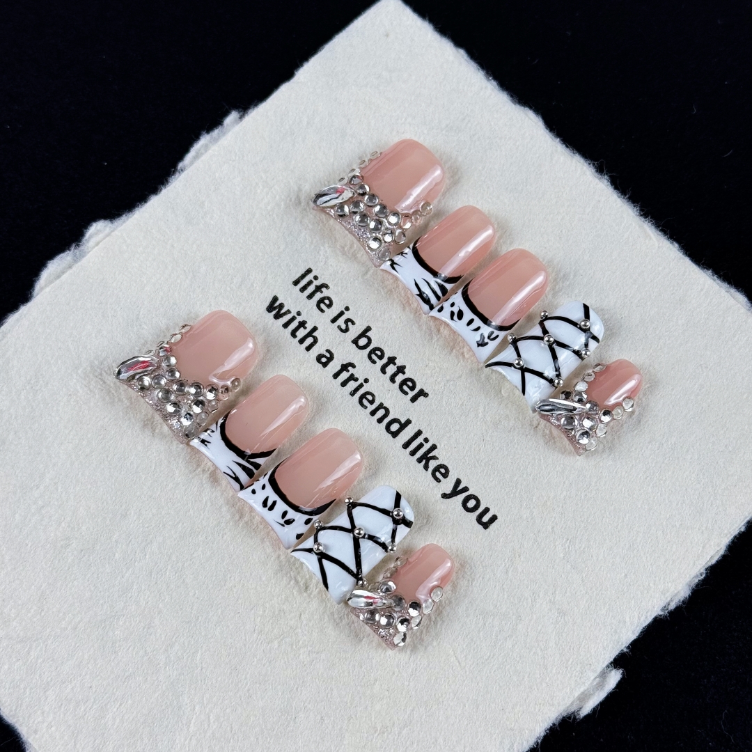 10pcs high-end Luxury yet mini - Nail Art Zebra 评论和价格