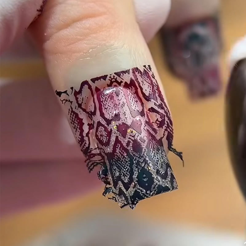 Animal Image Snake Leopard Nai - Nail Art Zebra 评论和价格