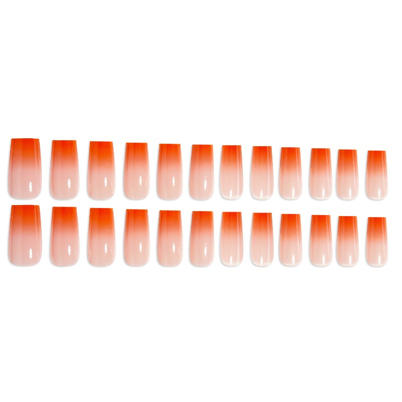 Orange Gradient Press on Nails - Nail Art Orange 评论和价格