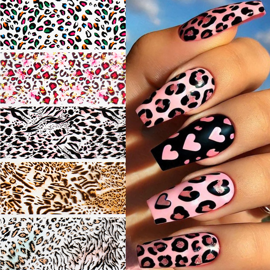 10 Rolls Colorful Animal Print - Nail Art Zebra 评论和价格