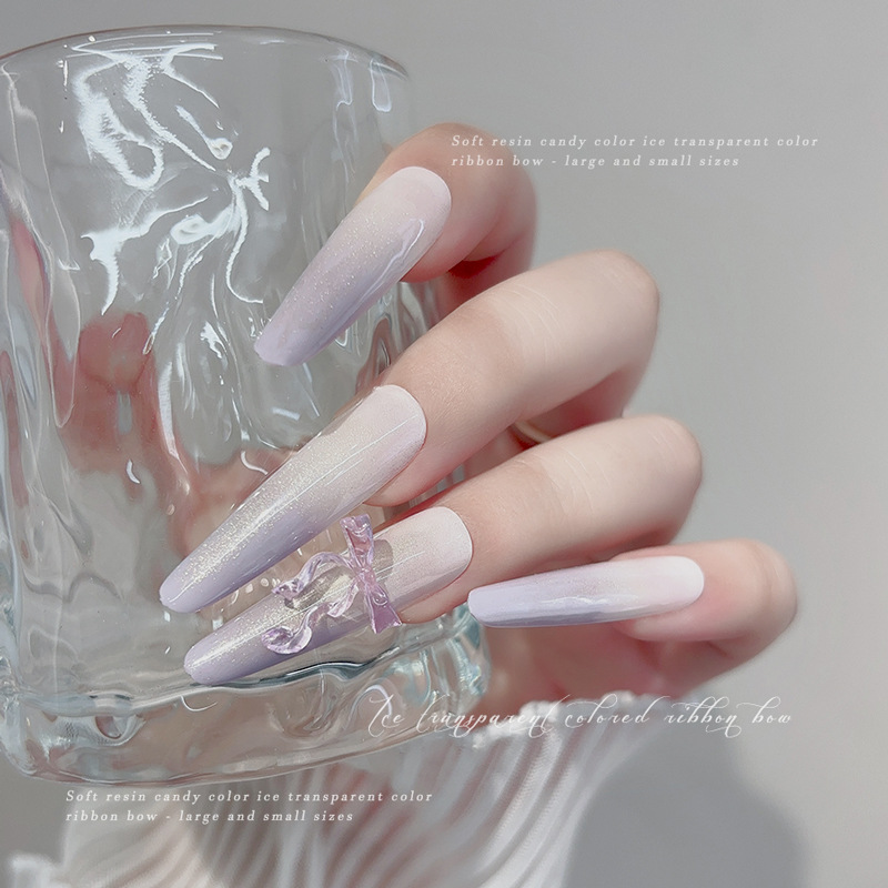 30PCS Fairy Ice Transparent Pi - Nail Art Ice Blue 评论和价格