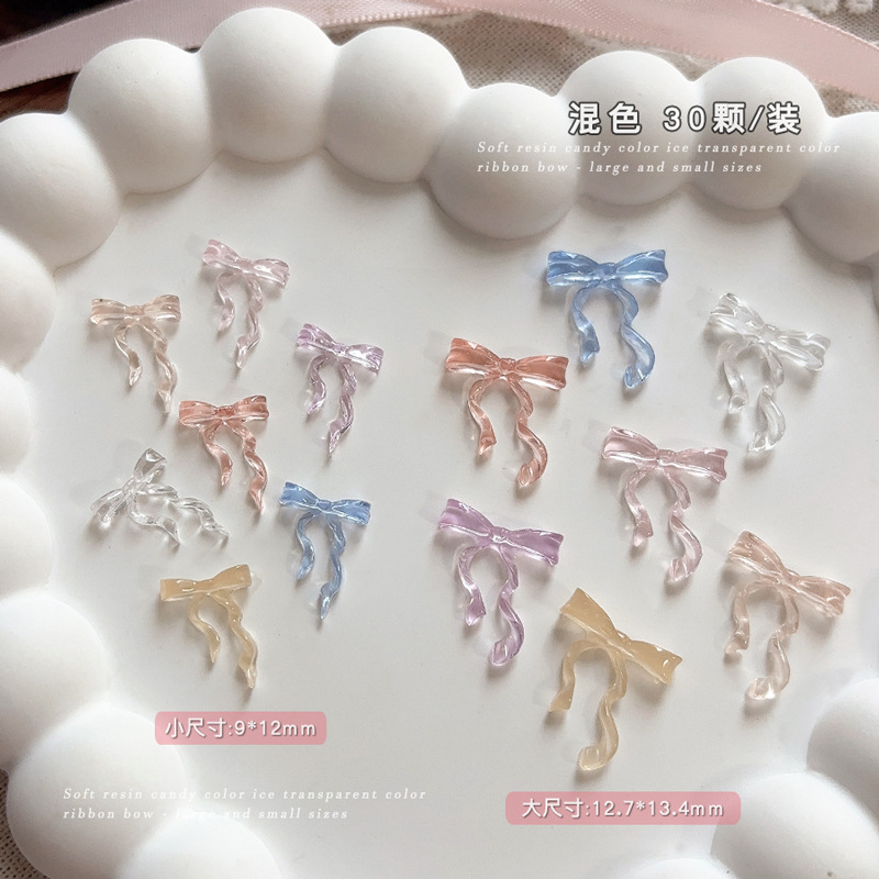 30PCS Fairy Ice Transparent Pi - Nail Art Ice Blue 评论和价格