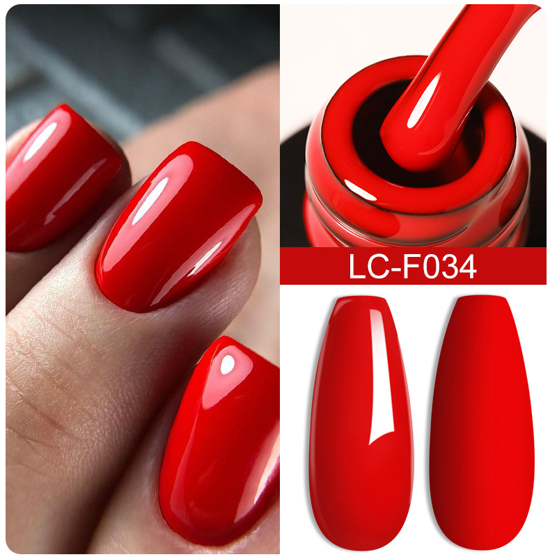 LILYCUTE Nail Gel Polish 7ML P - Nail Art Orange 评论和价格