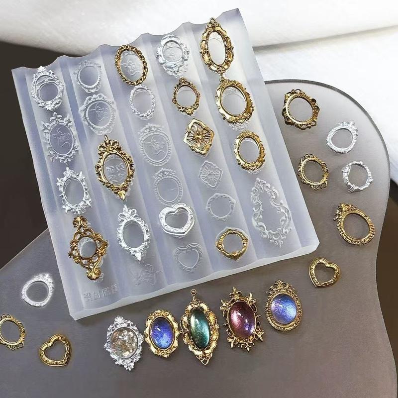 Z. Retro Picture Frame Gem Bar - Nail Art Zone 评论和价格