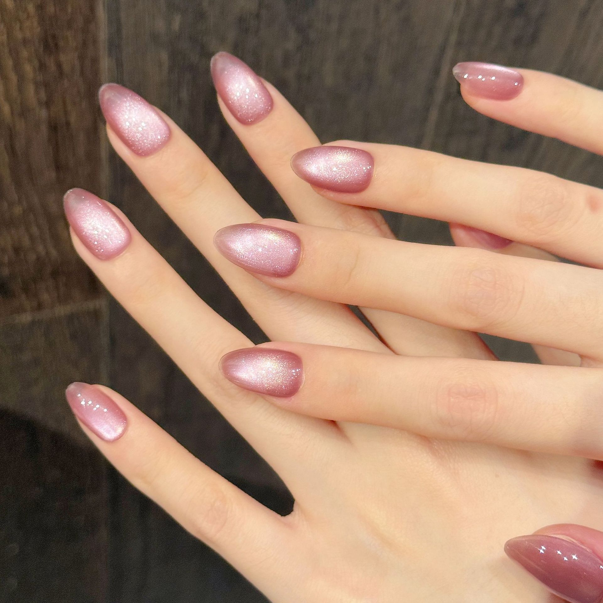 10pcs Pure Hand Pressed Short  - Nail Art Simple Elegant 评论和价格