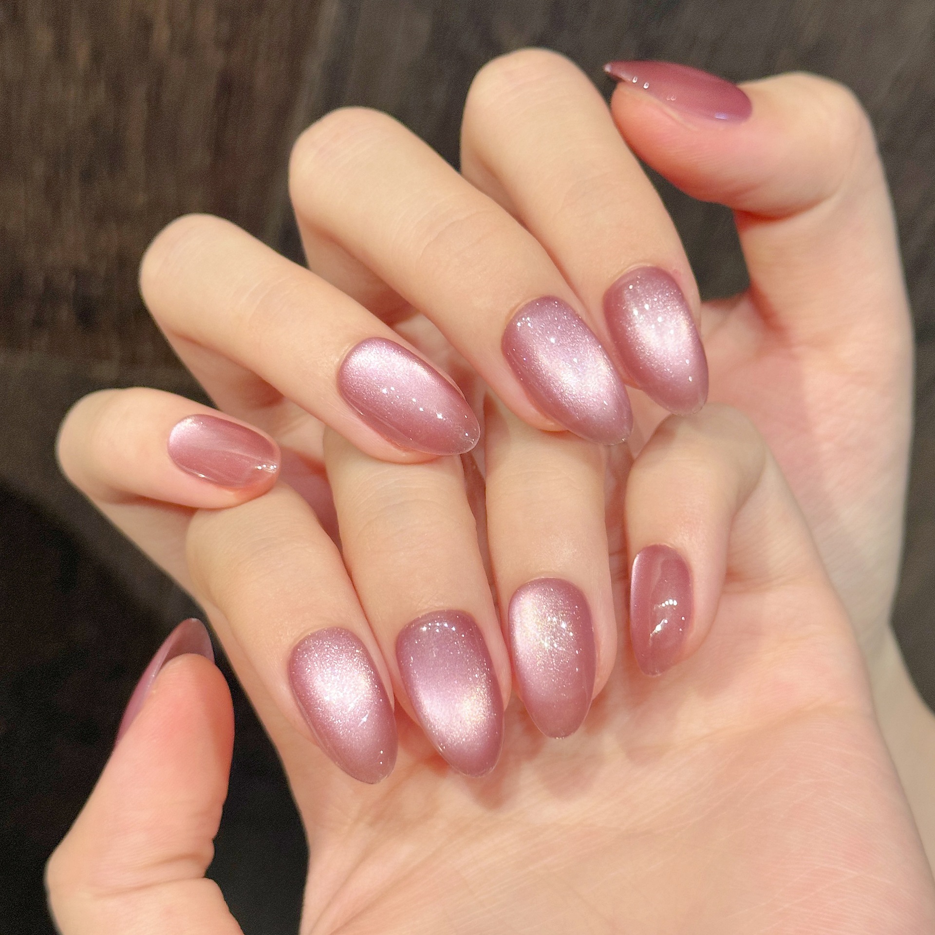 10pcs Pure Hand Pressed Short  - Nail Art Simple Elegant 评论和价格