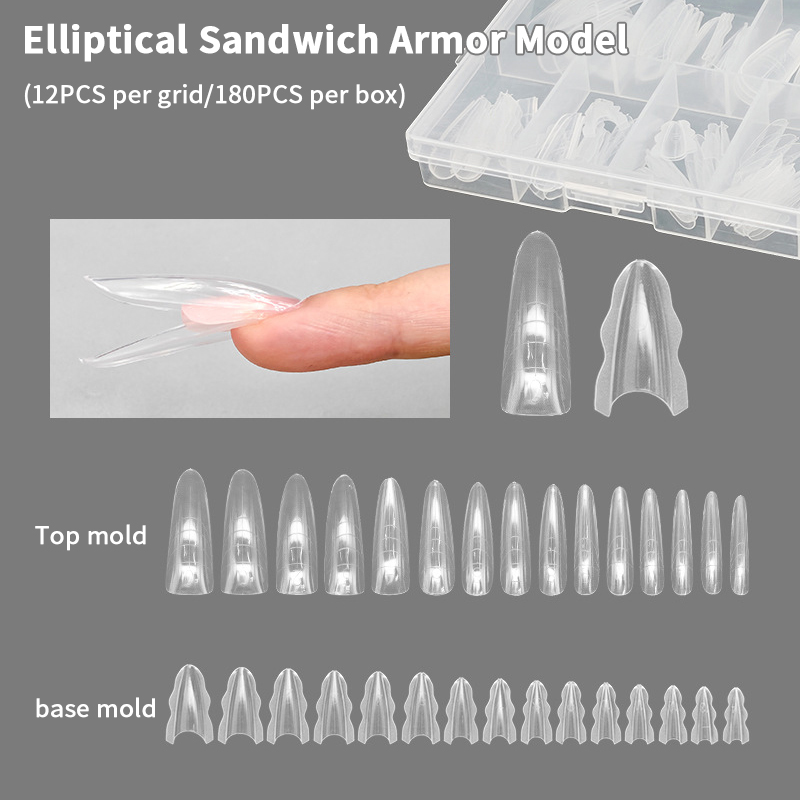Z. 180 Pcs/Box Sandwich Dual N - Nail Art Zone 评论和价格