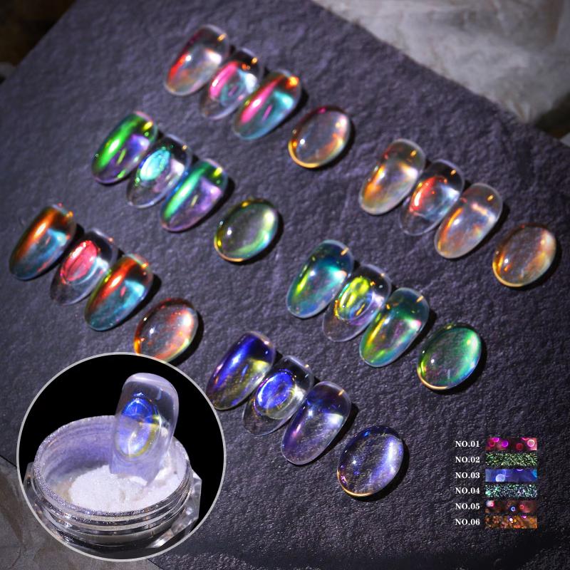 Z. Nail Glitter Aurora Ice Tra - Nail Art Zone 评论和价格