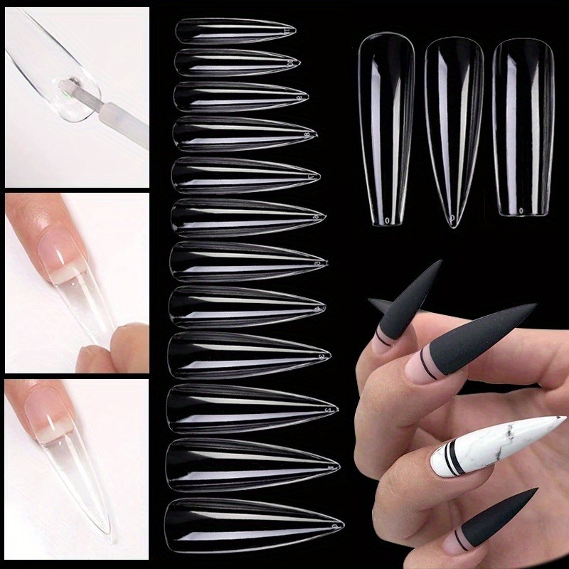 60Pcs/lot Extension False Nail - Nail Art Lotso 评论和价格