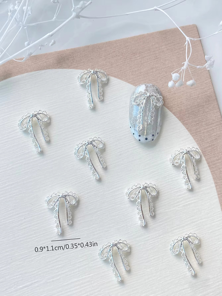 20 Pieces Set Of Sweet Lace Ho - Nail Art Simple Elegant 评论和价格