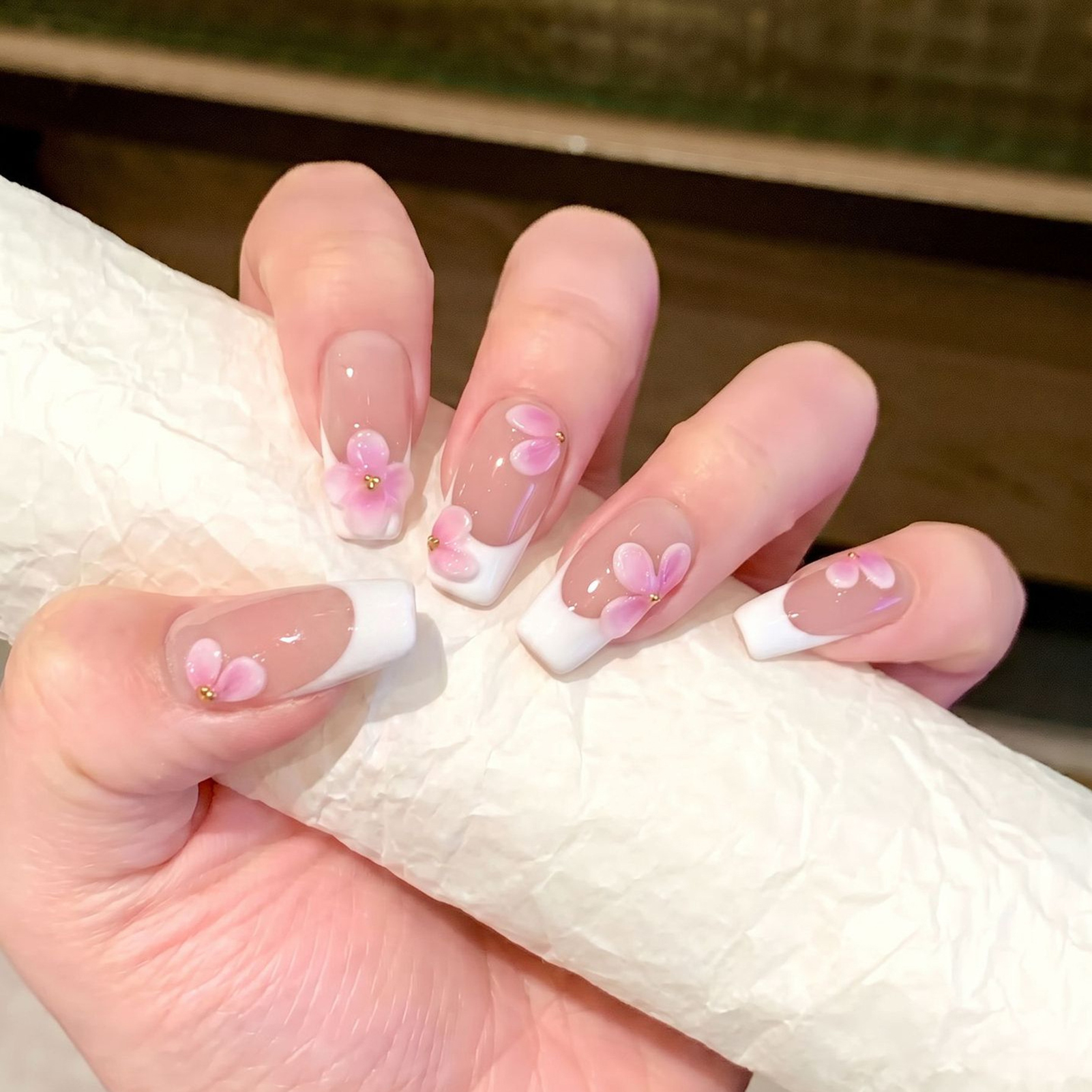 10pcs White French Style Tips  - Nail Art French 评论和价格