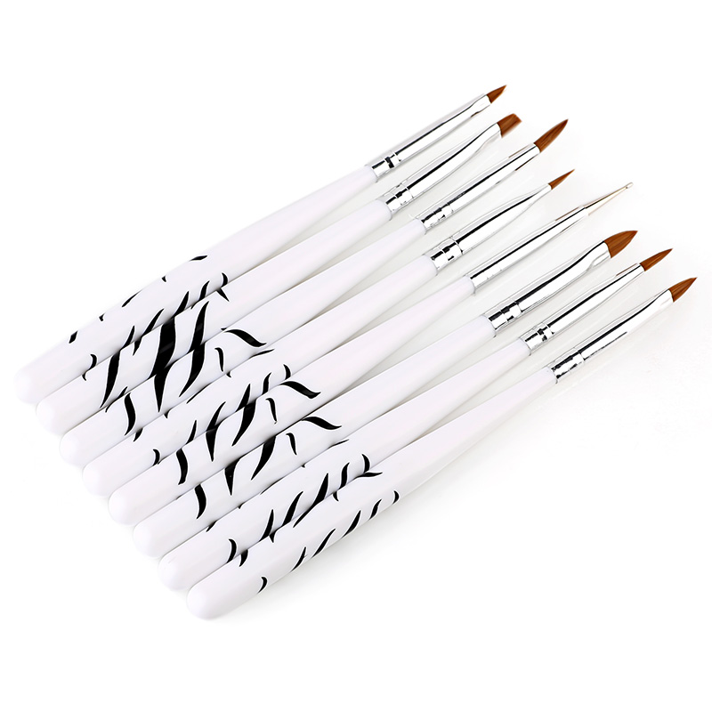 Nail Zebra Calligraphy Carved  - Nail Art Zebra 评论和价格
