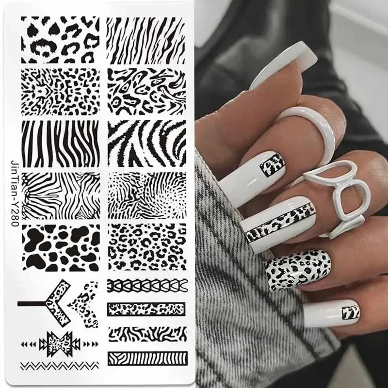 Tiger Zebra Leopard Print Nail - Nail Art Zebra 评论和价格
