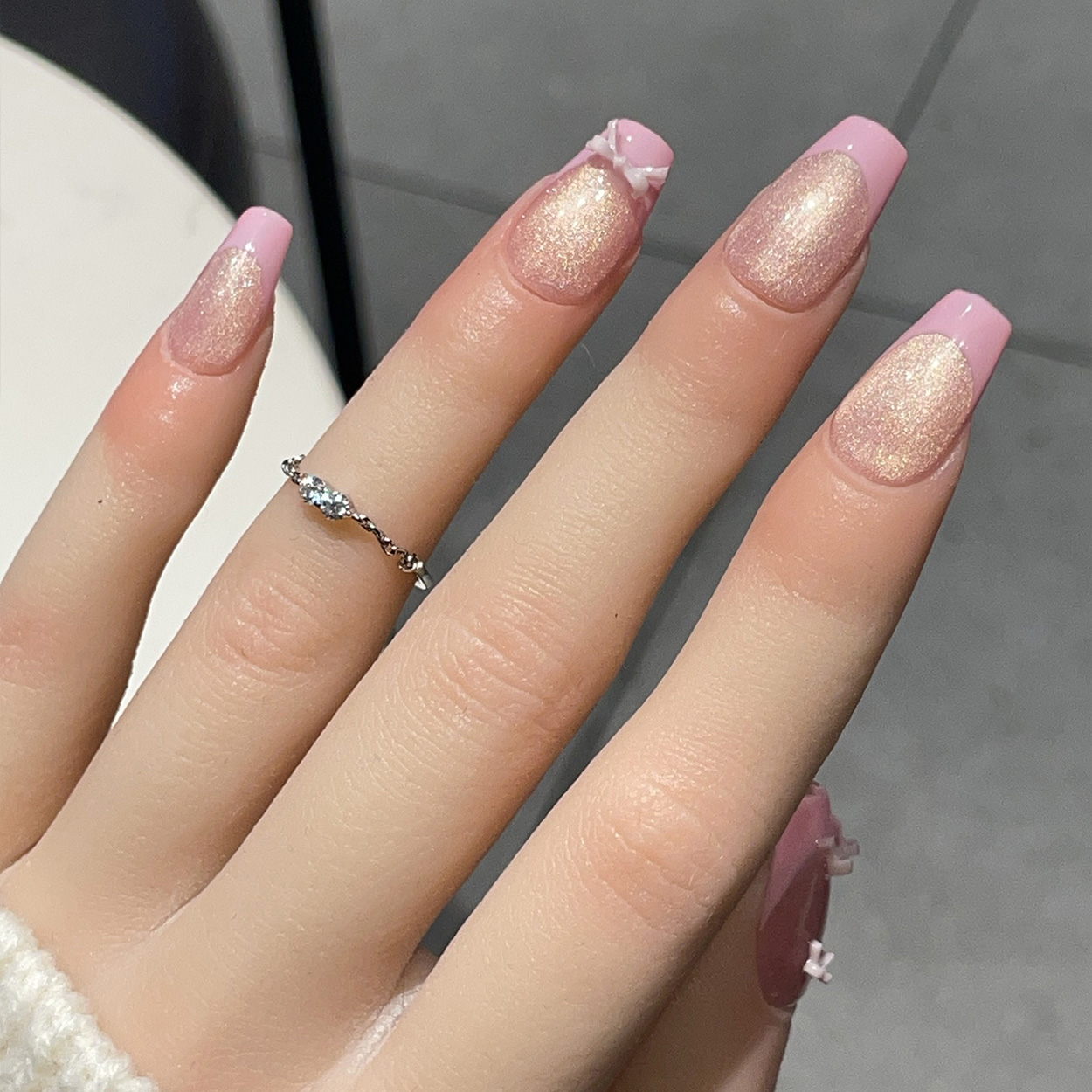 10pcs Short Trapezoid Handmade - Nail Art Simple Elegant 评论和价格