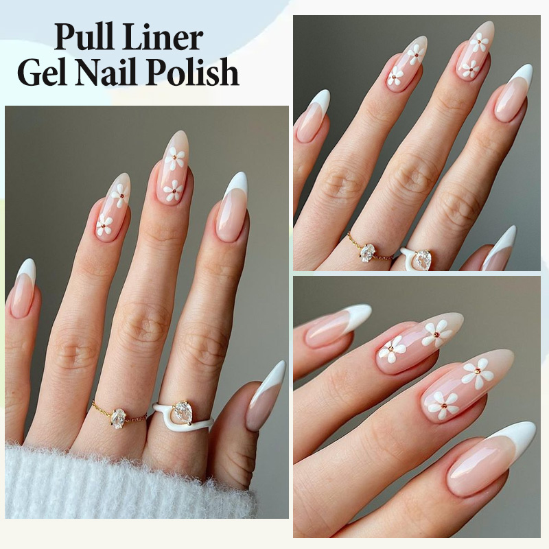 LILYCUTE 5ml White Black Liner - Nail Art Orange 评论和价格