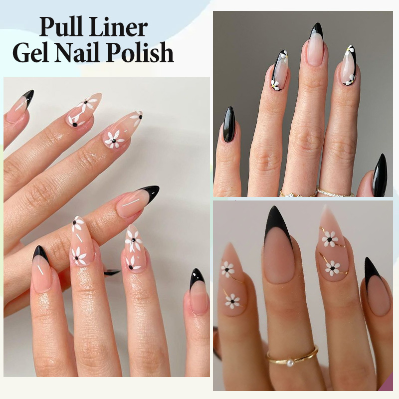 LILYCUTE 5ml White Black Liner - Nail Art Orange 评论和价格