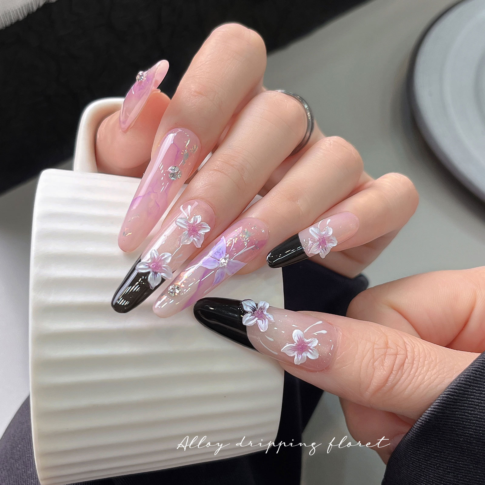 50PCS Beautiful Glazing 3D Spr - Nail Art Lotso 评论和价格
