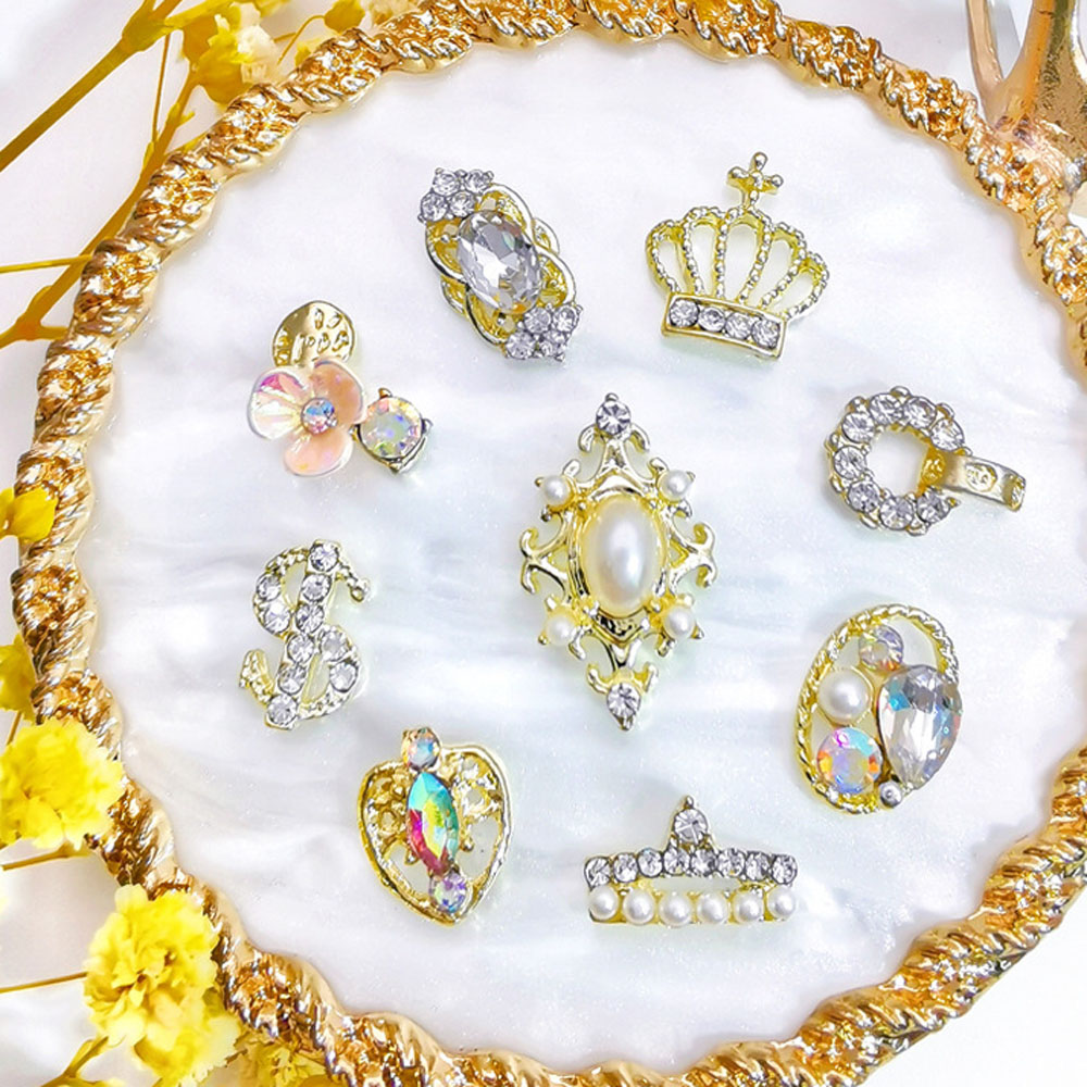 10Pcs/lot Nail Alloy Jewelry C - Nail Art Lotso 评论和价格