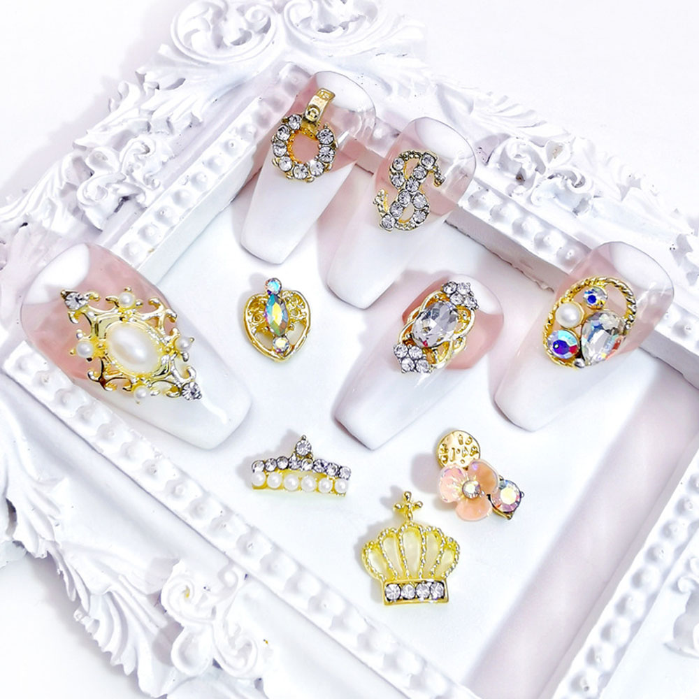 10Pcs/lot Nail Alloy Jewelry C - Nail Art Lotso 评论和价格
