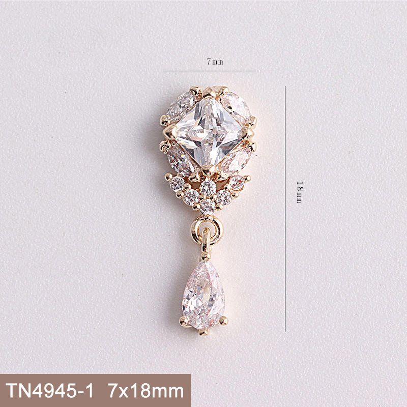 10pcs/lot TN4945 Crystal Zirco - Nail Art Lotso 评论和价格