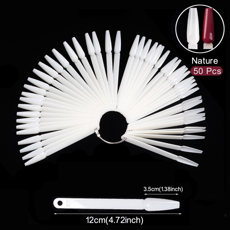 Nail Display Sticks Clear Natu - Nail Art Rame 评论和价格