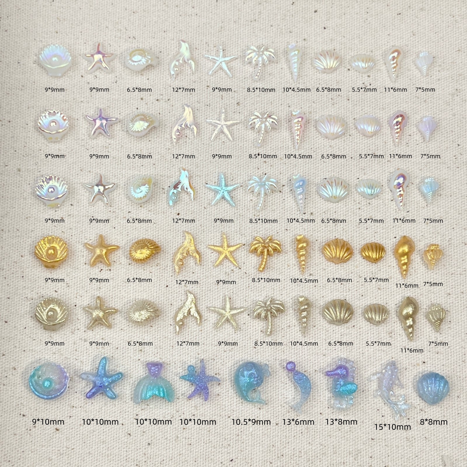 50pcs Ocean Style Cartoon Nail - Nail Art Lotso 评论和价格