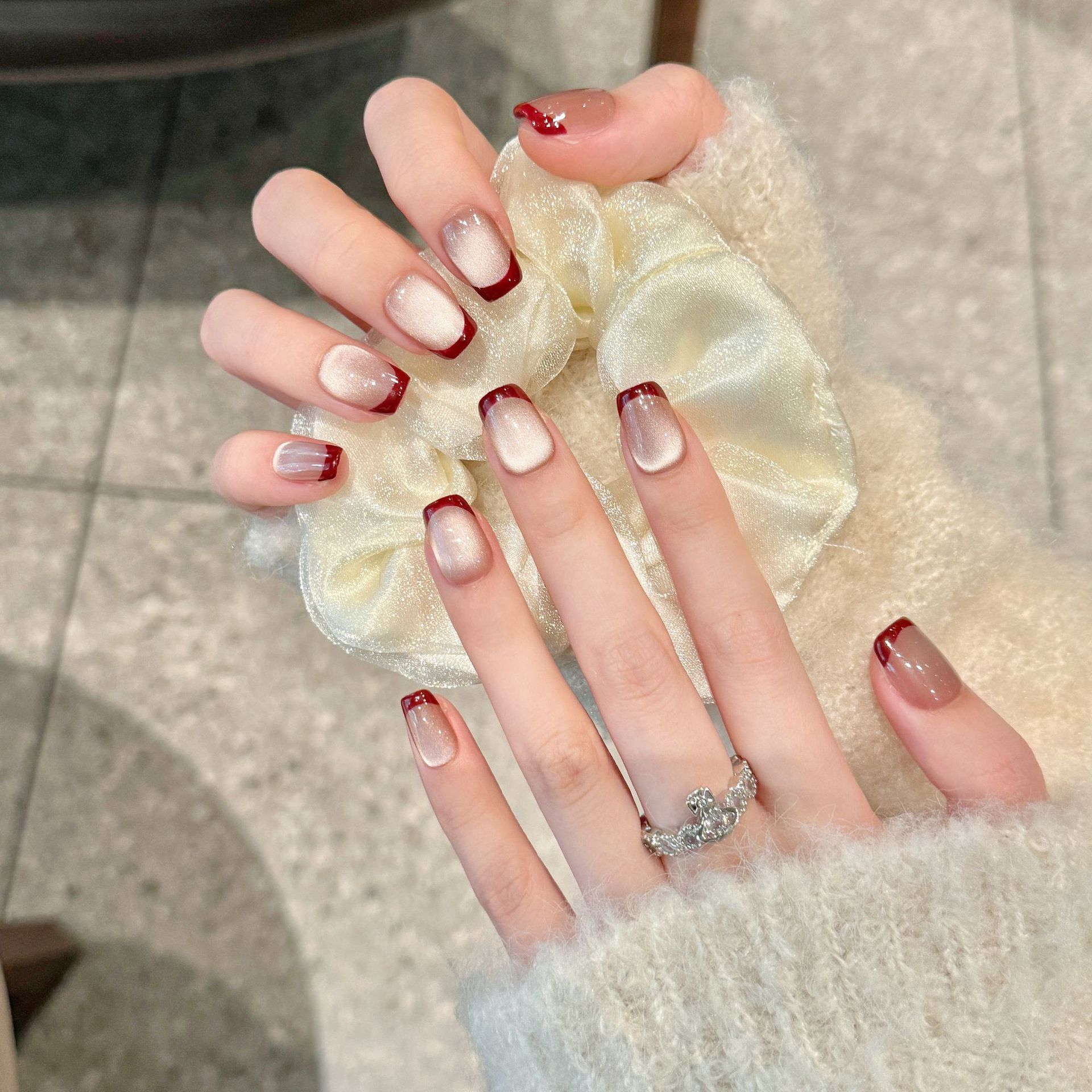 10pcs Handmade Pressed Coffin  - Nail Art Simple Elegant 评论和价格