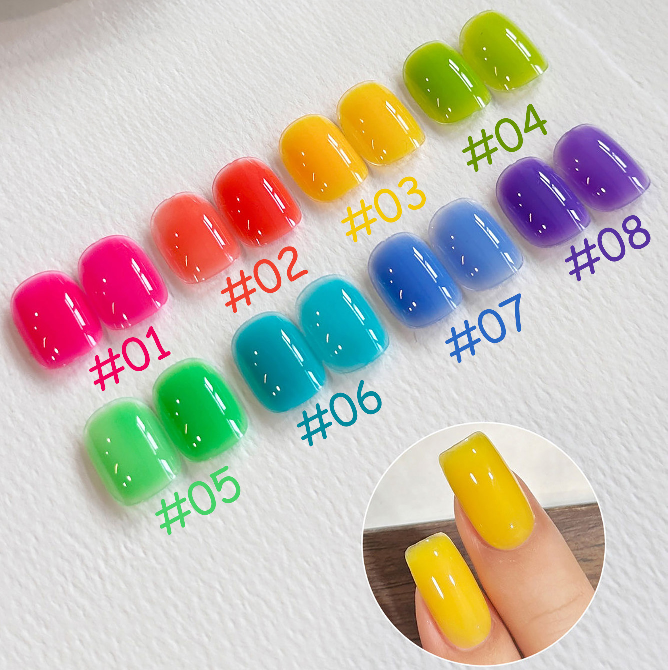 1pcs TC Summer Popular Dopamin - Nail Art Ice Blue 评论和价格