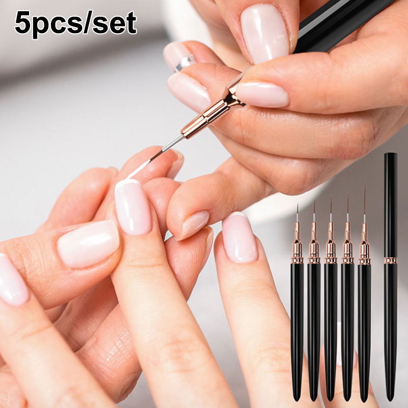 #5Pcs/Set Professional Nail Ar - Nail Art Rame 评论和价格