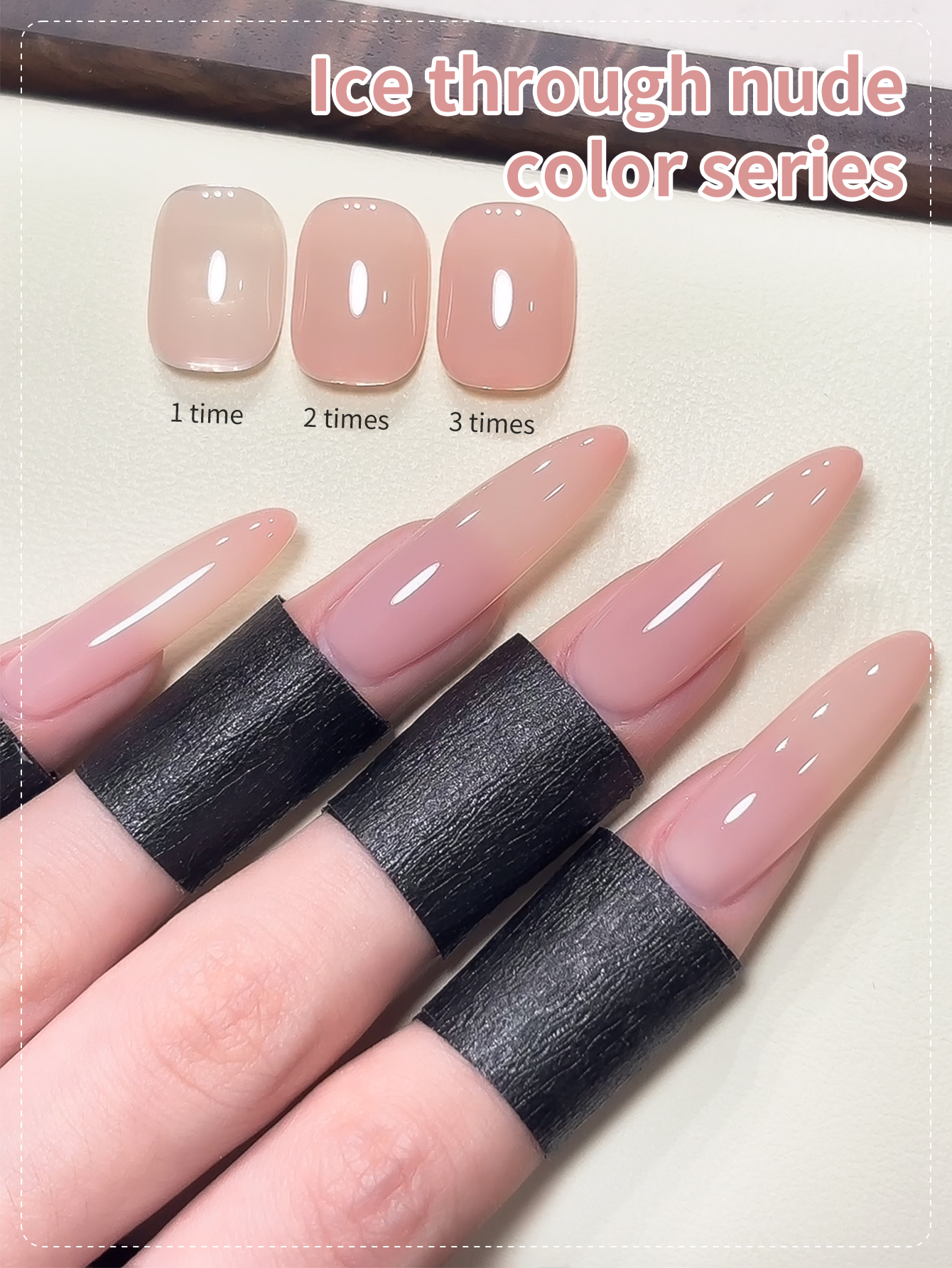 1/6Pcs 15ml Jelly Ice Nude Pee - Nail Art Orange 评论和价格