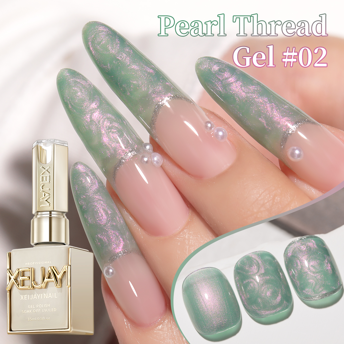 15ML Pearl White Thread Gel Na - Nail Art Orange 评论和价格