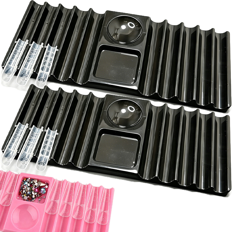 Reusable Nail Art Palette with - Nail Art Rame 评论和价格