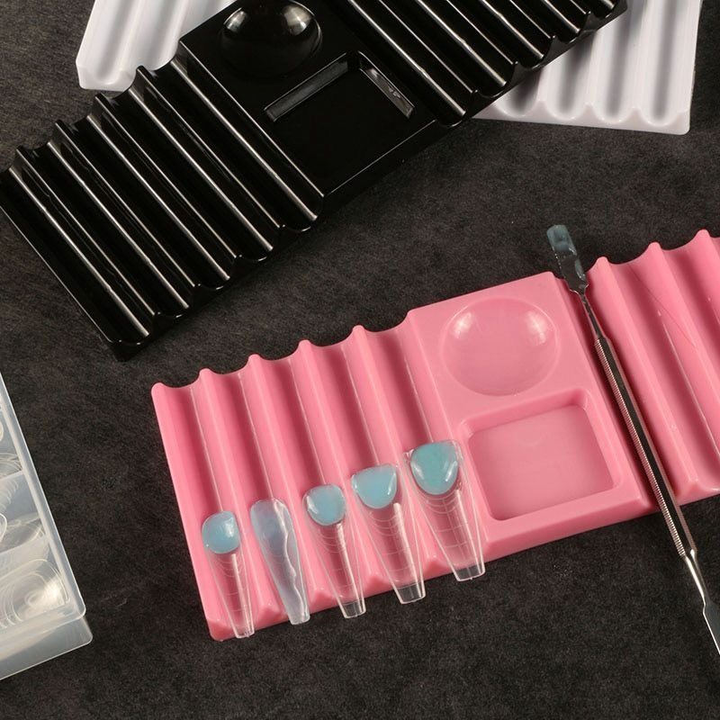 Reusable Nail Art Palette with - Nail Art Rame 评论和价格