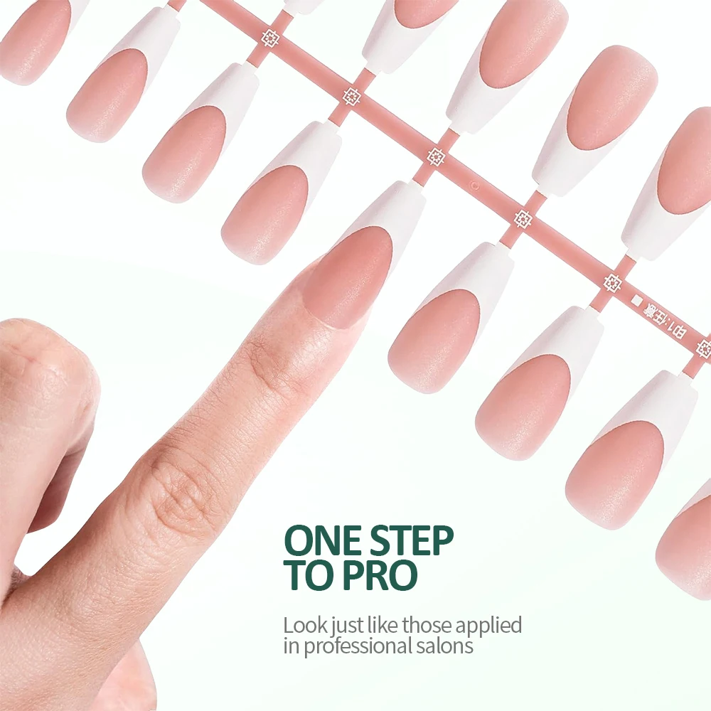 NAILPOP 150PCS Short Coffin Pr - Nail Art French 评论和价格