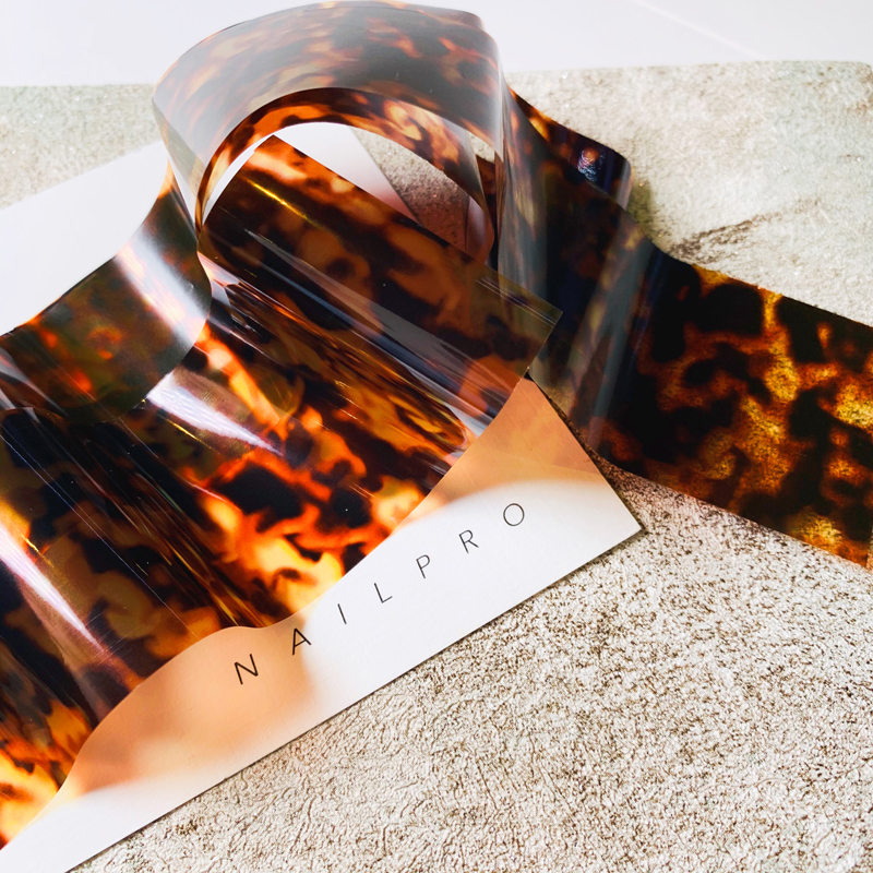 1roll 100CM*4CM Tortoise Shell - Nail Art Zebra 评论和价格