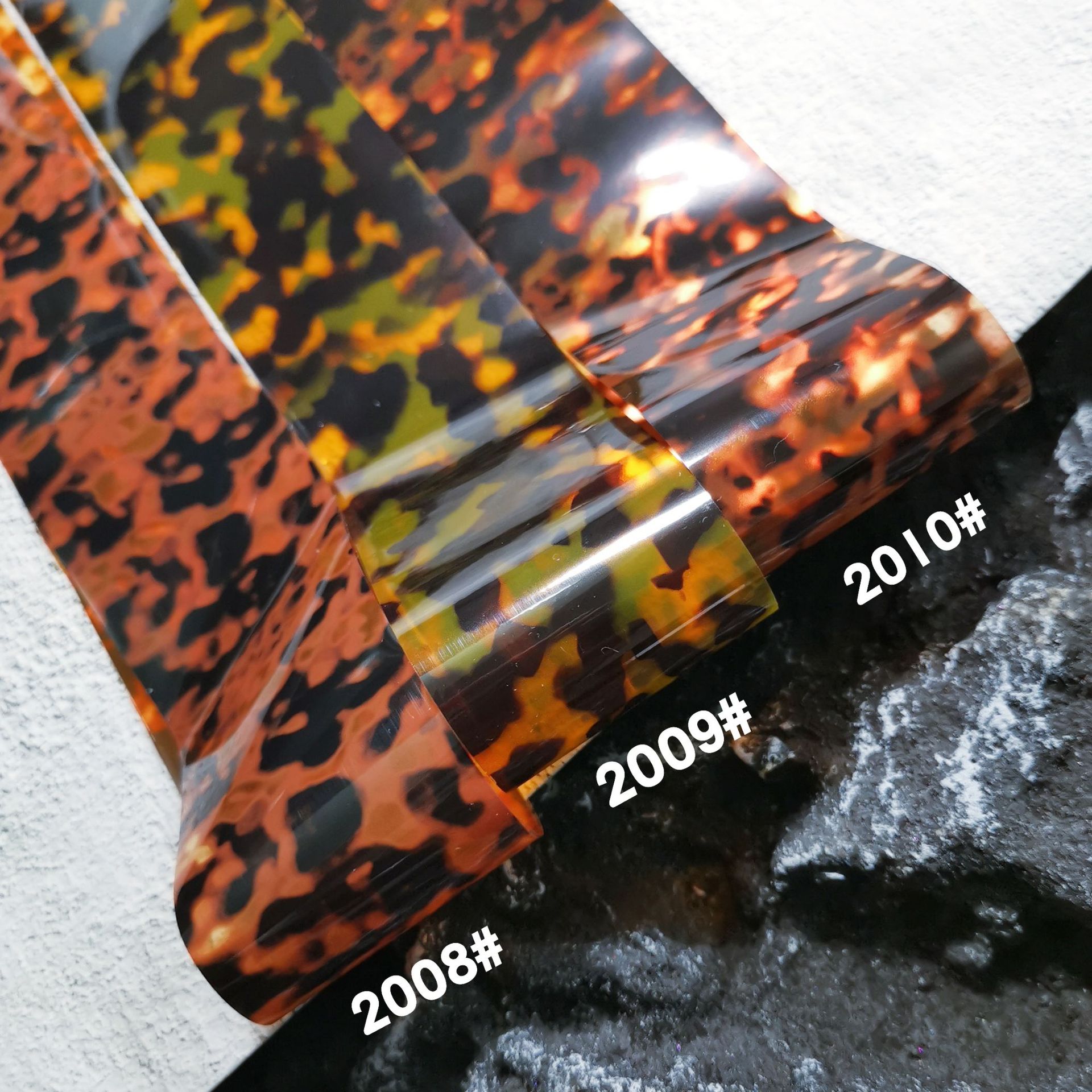 1roll 100CM*4CM Tortoise Shell - Nail Art Zebra 评论和价格