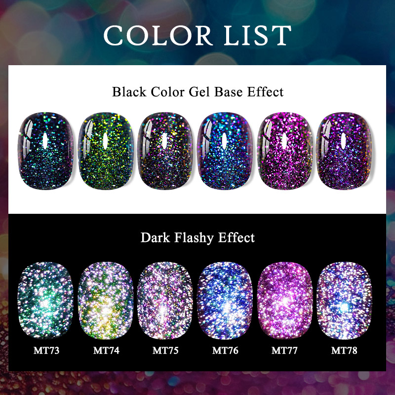 7ml Starry Sky Reflective Glit - Nail Art Orange 评论和价格
