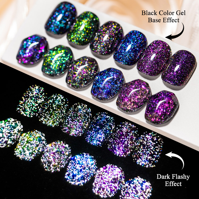 7ml Starry Sky Reflective Glit - Nail Art Orange 评论和价格