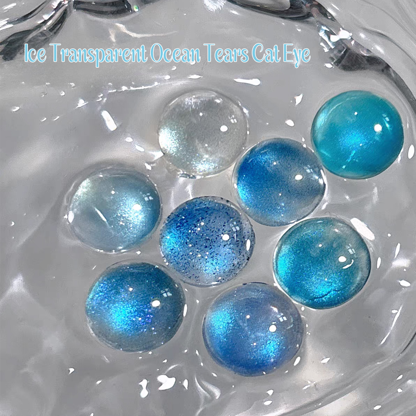 SHAKA 1pcs Summer Popular Ice  - Nail Art Ice Blue 评论和价格