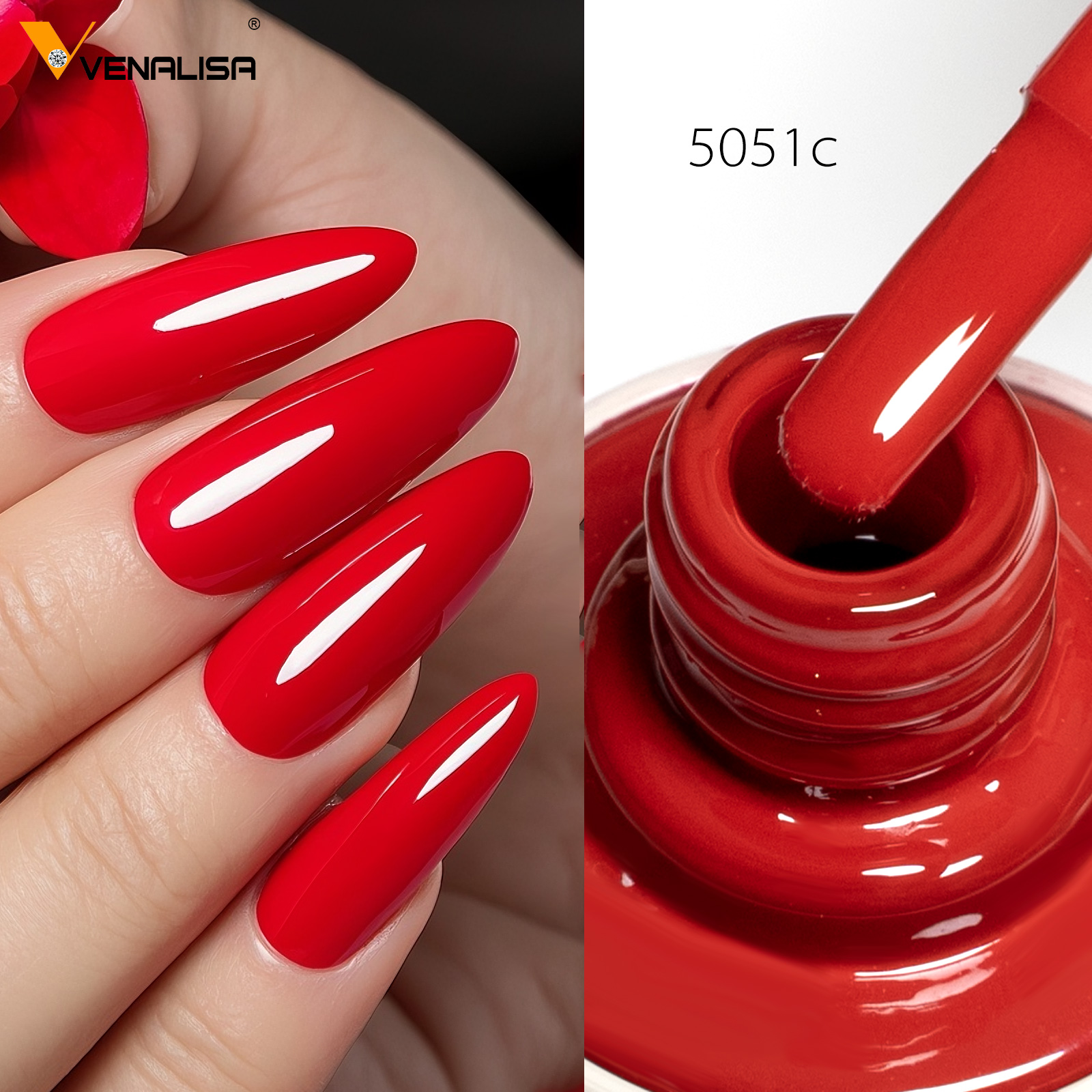 1/2/5pc 10ml VENALISA Nail Gel - Nail Art Orange 评论和价格
